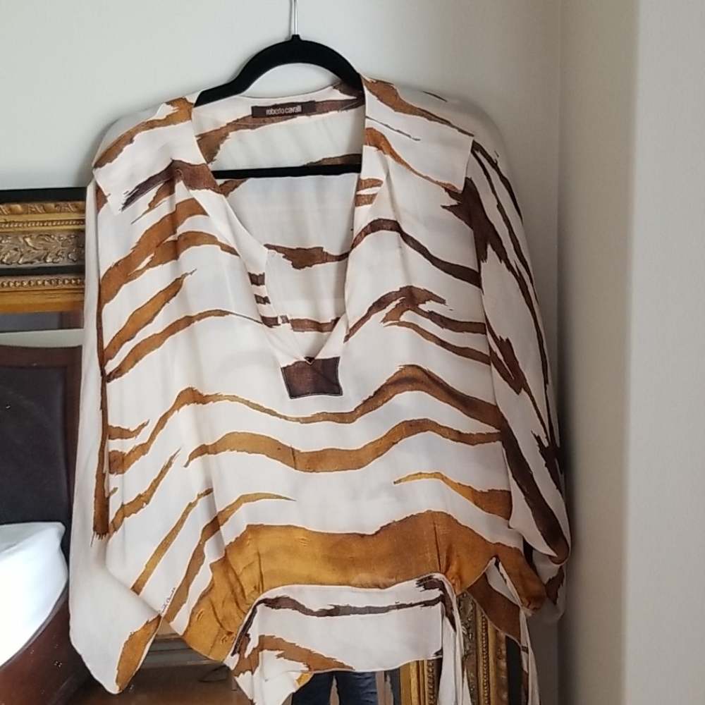 Authentic Roberto Cavalli Silk Bouse